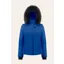 Poivre Blanc Lina Womens Faux Fur Ski Jacket - Acid Blue