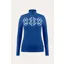 Poivre Blanc Womens 1/2 Zip Jumper - Acid Blue