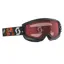 Scott Junior Agent Ski Goggles in Black with Enhancer Red Lens