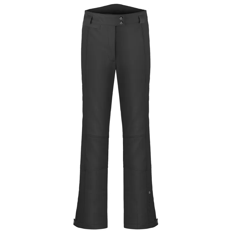 Poivre Blanc Stretch Womens Short Ski Pants Black
