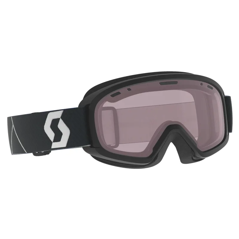 Scott Witty Junior Ski Goggles - Black with Enhancer Lens