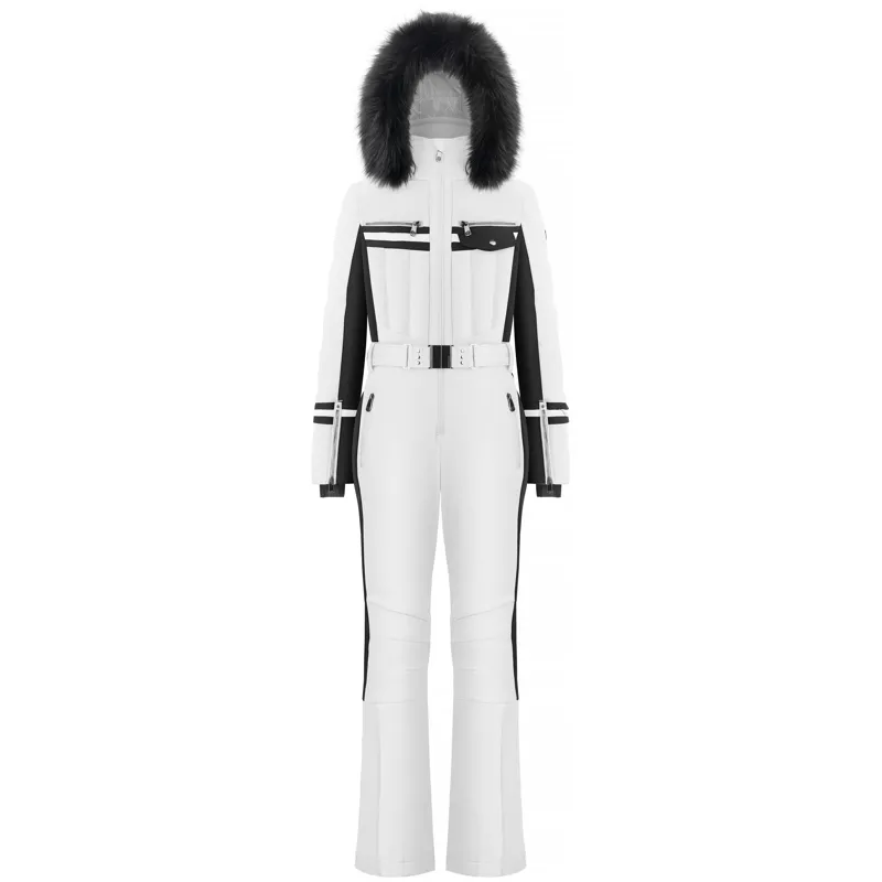 Poivre Blanc Ranni Womens One-Piece Ski Suit - White