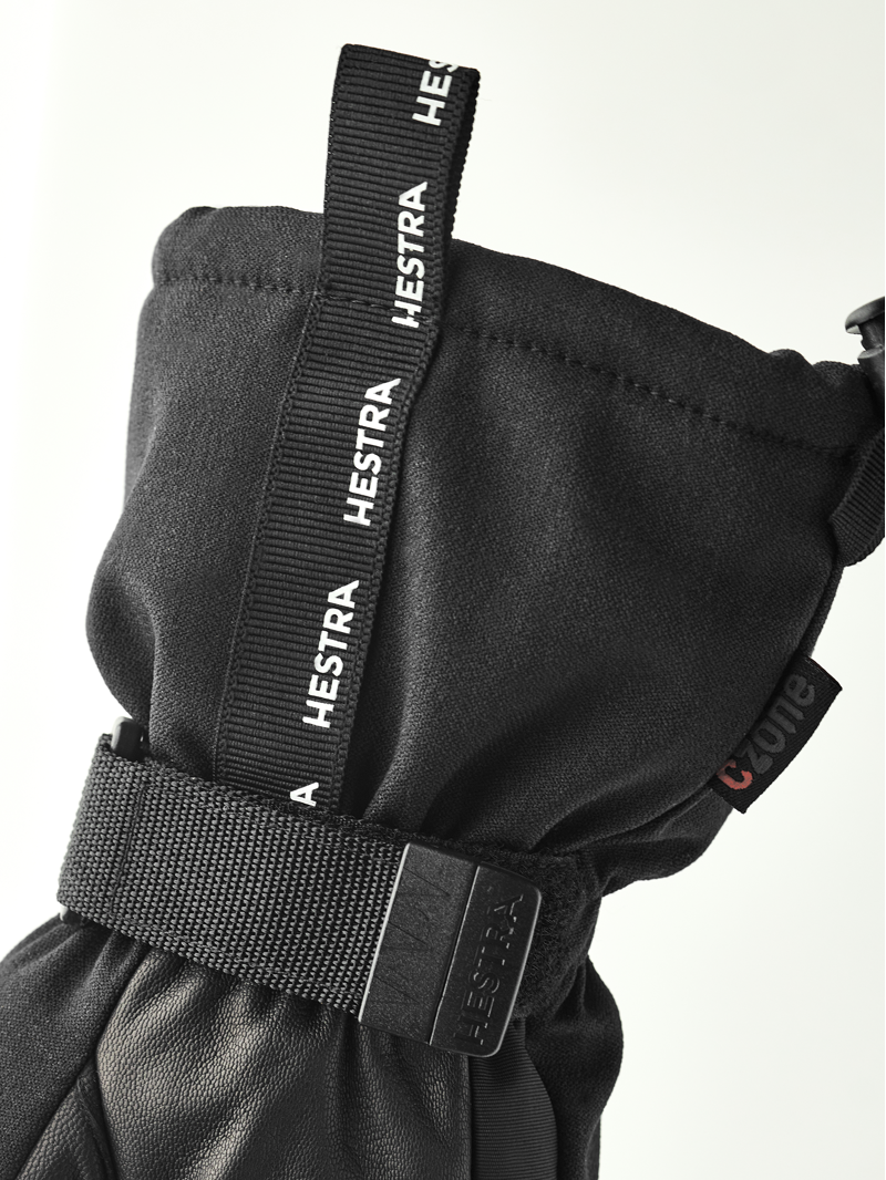 Hestra CZ Mountain 3 Finger Ski Gloves - Black-4