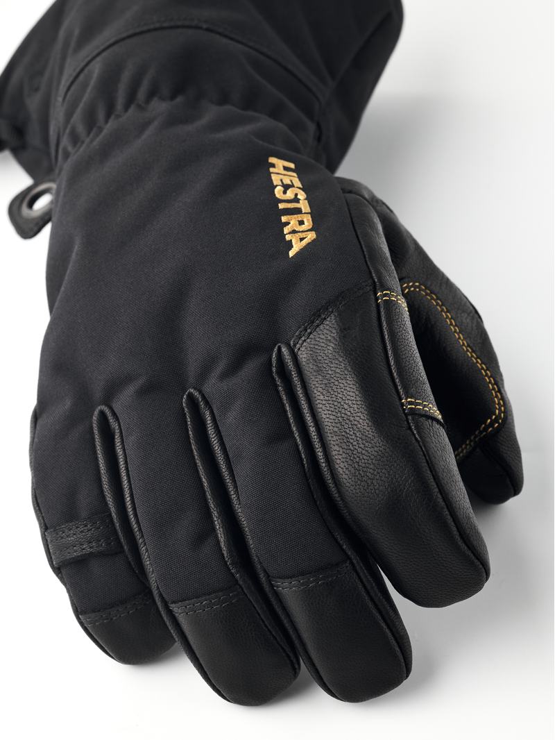 Hestra Army Leather Gore-Tex Ski Gloves - Blackout-3