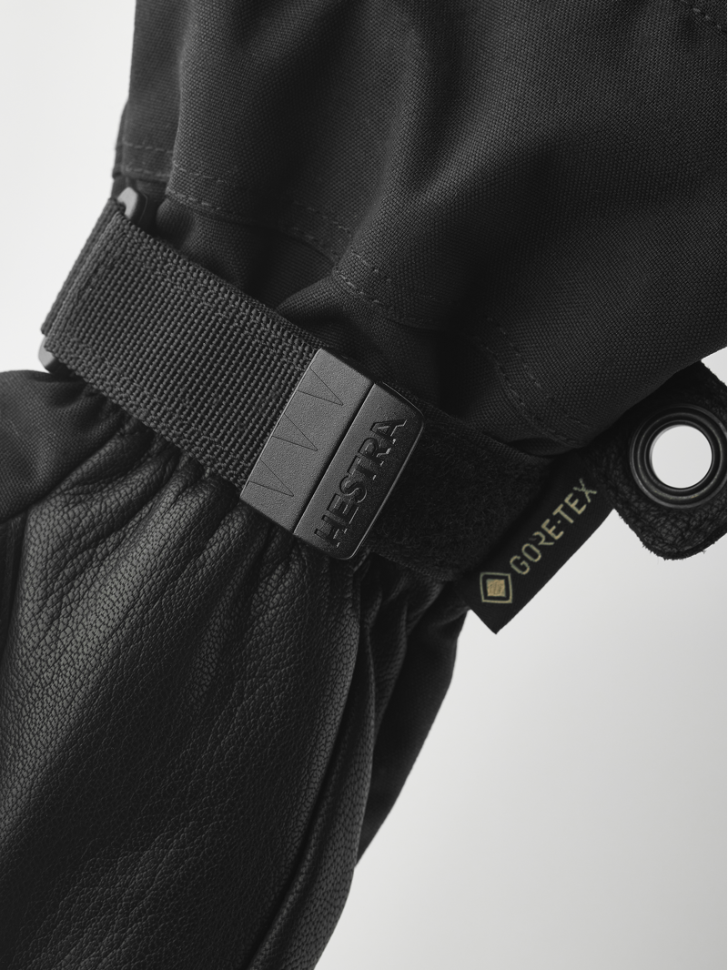 Hestra Army Leather Gore-Tex Ski Gloves - Blackout-6