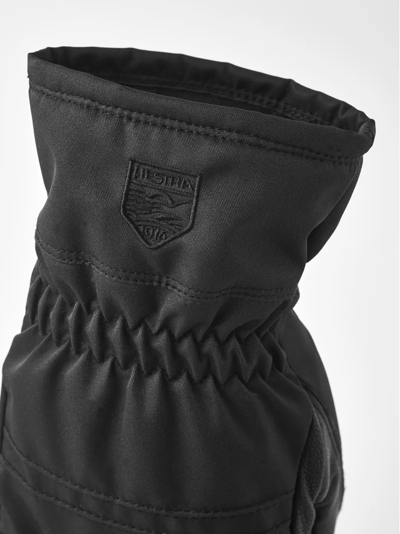 Hestra Primaloft Leather Womens Ski Gloves - Black-3