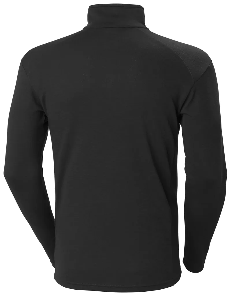 Helly Hansen Mens Half Zip Midlayer Top - Ebony-1