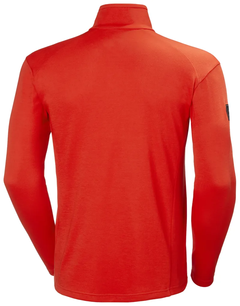Helly Hansen Mens Half Zip Midlayer Top - Red-1