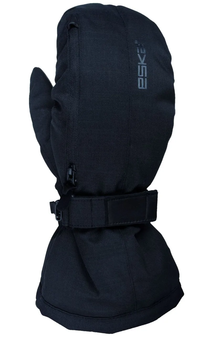 Eska Warm X Reloaded Mens Ski Mittens - Black