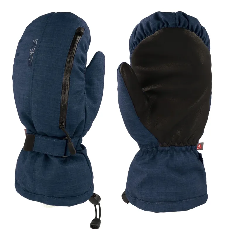 Eska Warm X Reloaded Mens Ski Mittens Navy Blue
