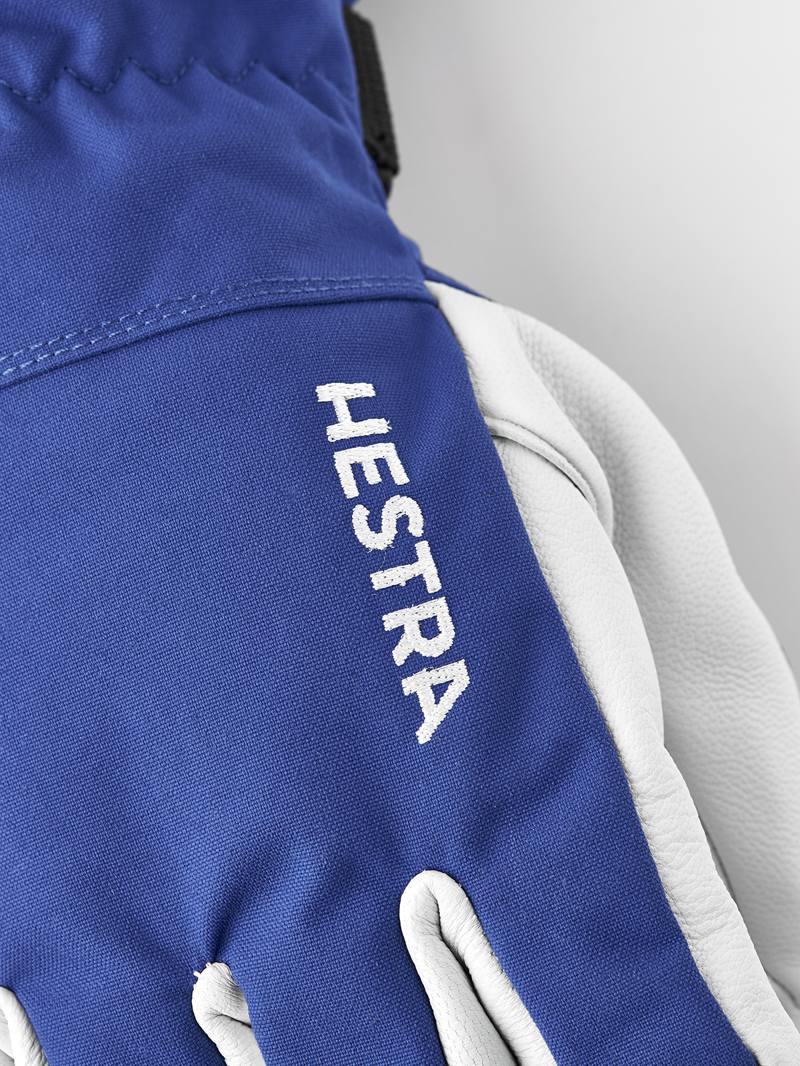 Hestra Army Leather Heli Mens Ski Gloves - Royal Blue-2