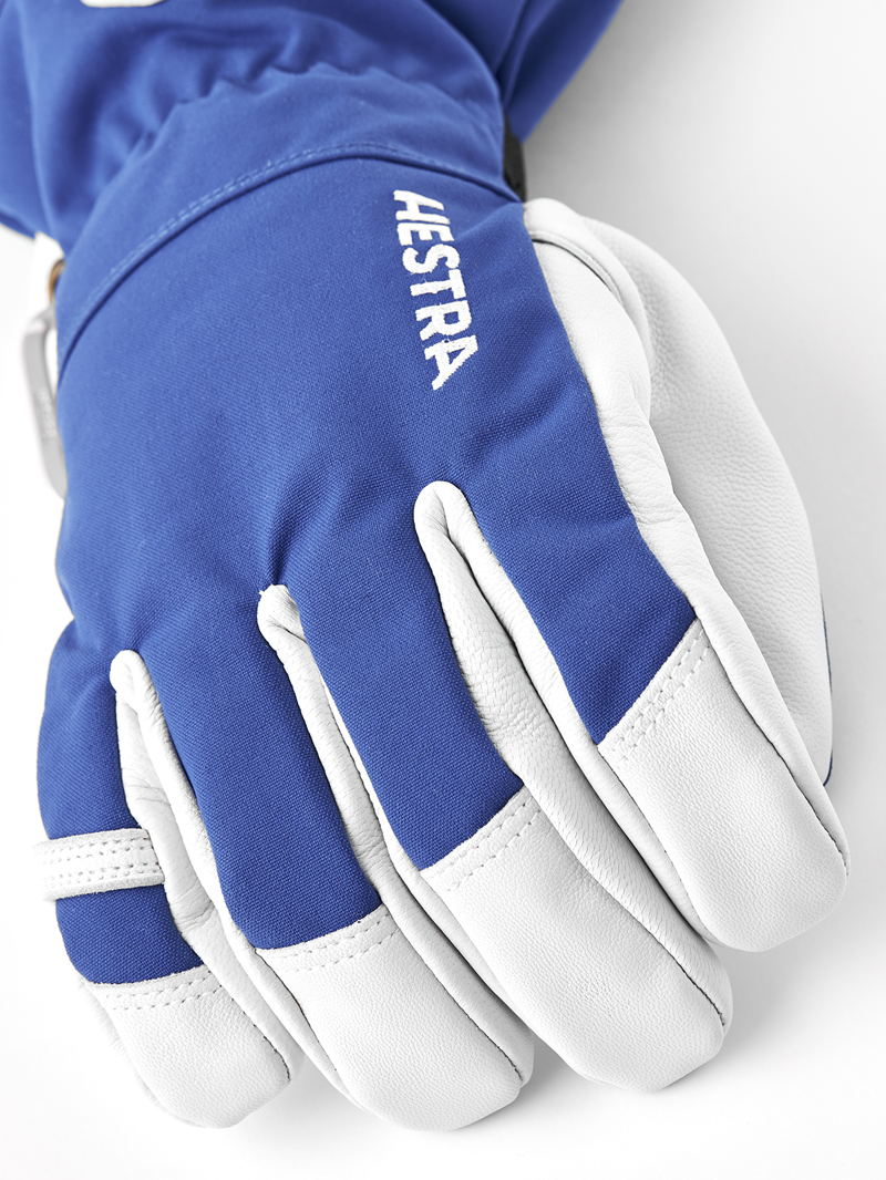 Hestra Army Leather Heli Mens Ski Gloves - Royal Blue-5