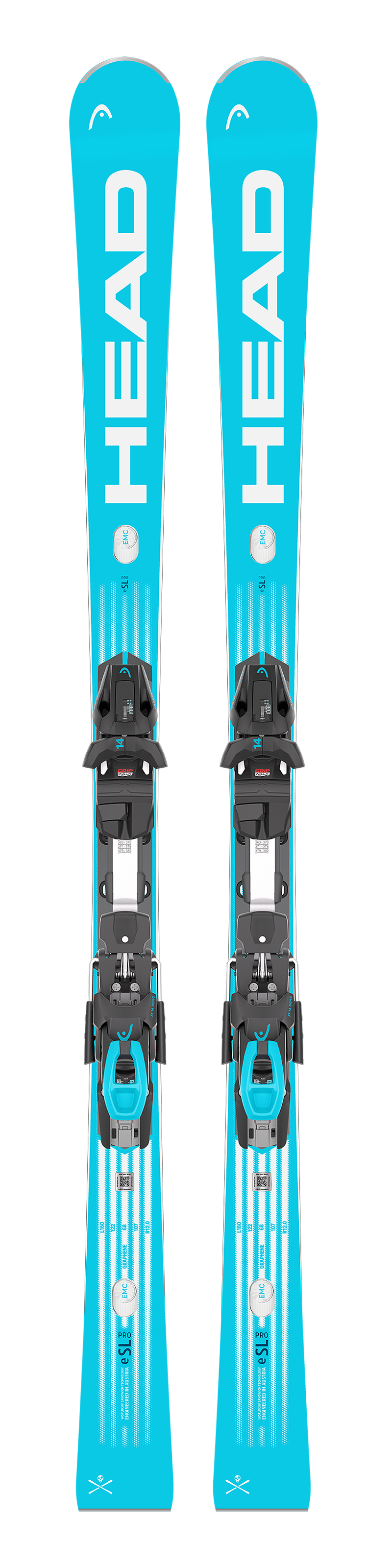 Head Worldcup Rebels e-SL Pro Skis with Protector FF ST 16 GW Bindings