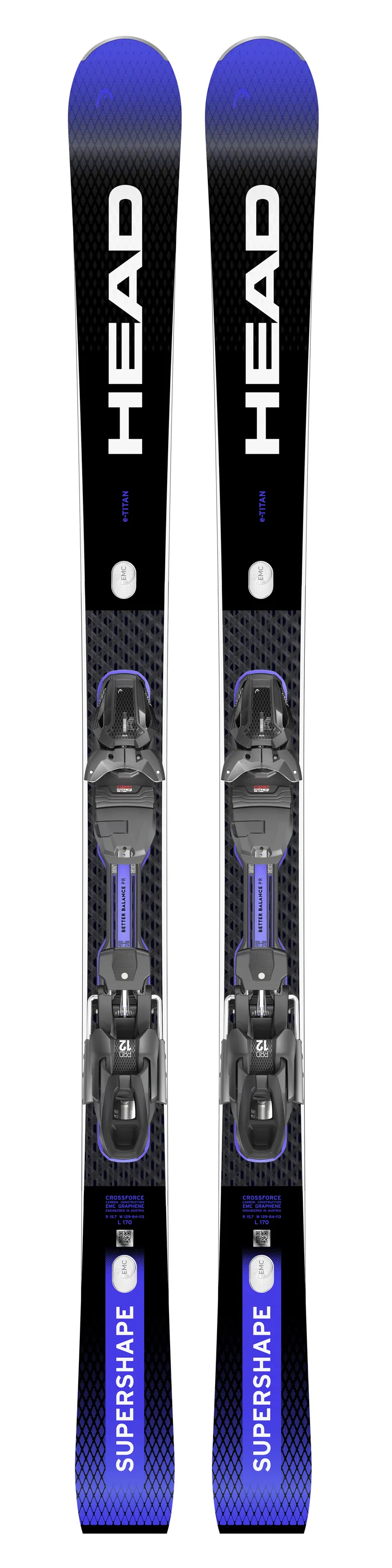 Head Supershape e-Titan Ski with PRD12 GW Bindings