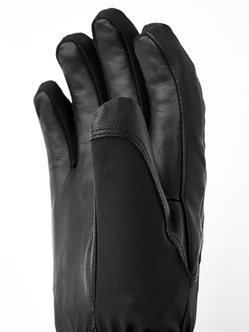 Hestra Alpine Short Cuff Ski Gloves - Black-2