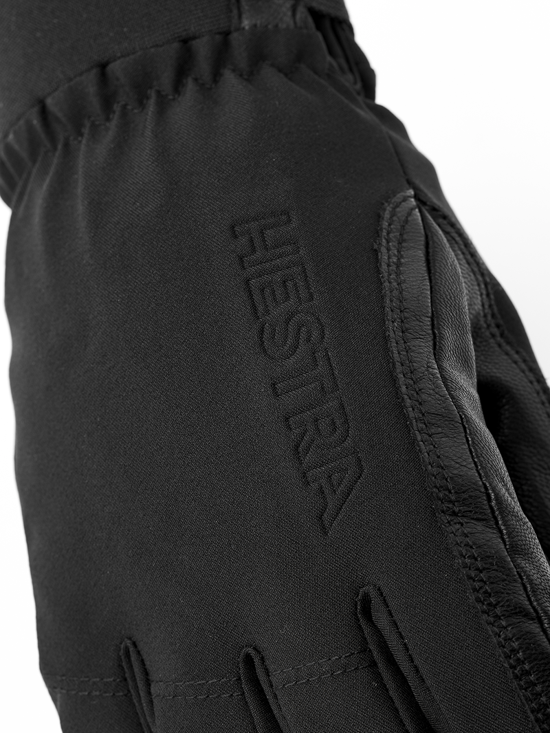 Hestra Alpine Short Cuff Ski Gloves - Black-4