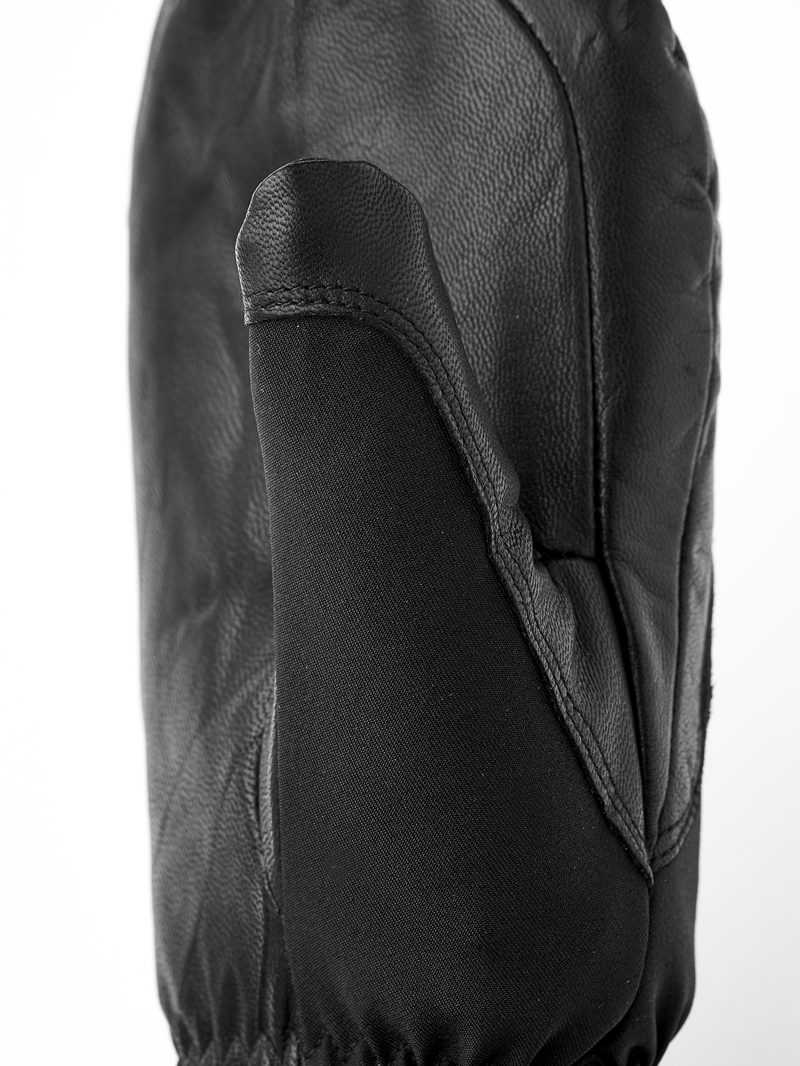 Hestra Alpine Short Cuff Ski Mittens - Black-1