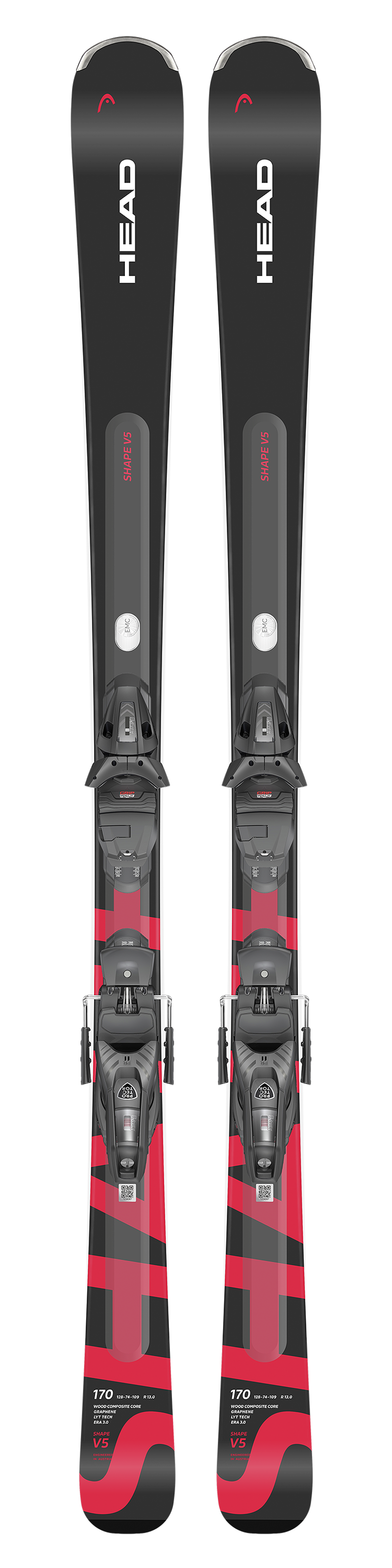 Head Shape e-V5 Ski with PR11 GW Bindings