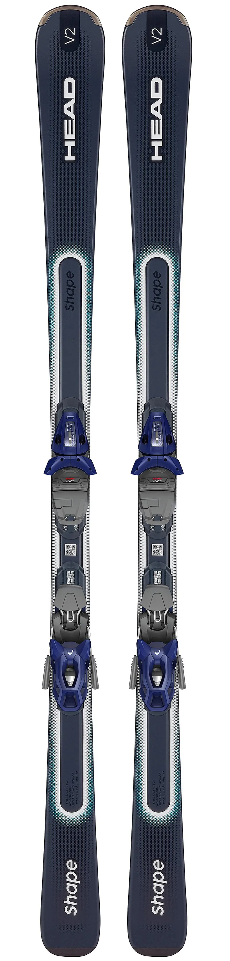 Head Shape E-V2 Skis with PR11 GW Bindings