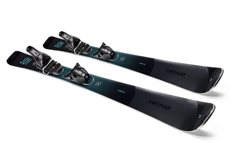 Head e-Super Joy SW Womens Skis + Joy 11 GW Bindings-1