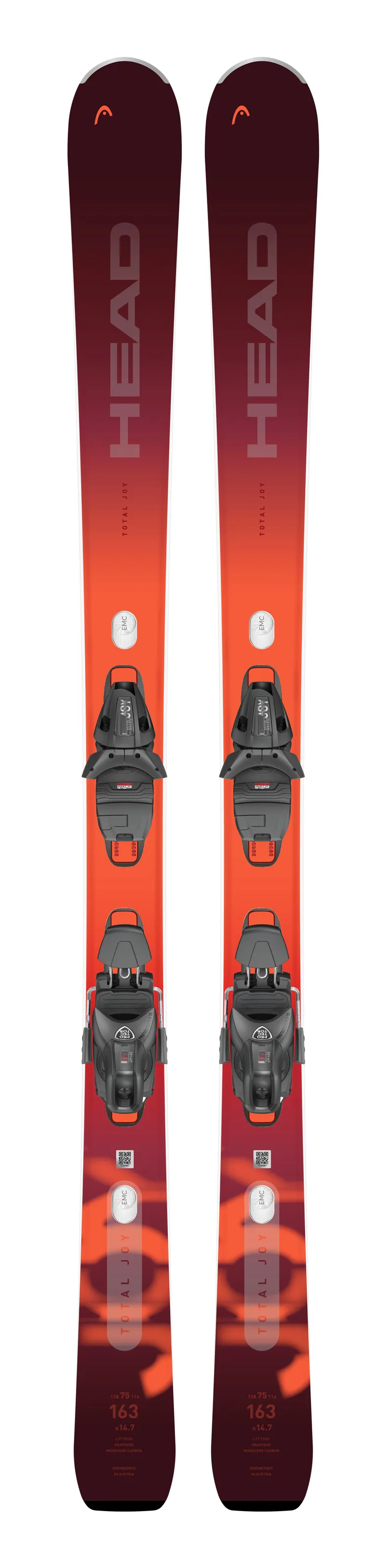 Head E-Total Joy Womens Skis with Joy11 GW Bindings