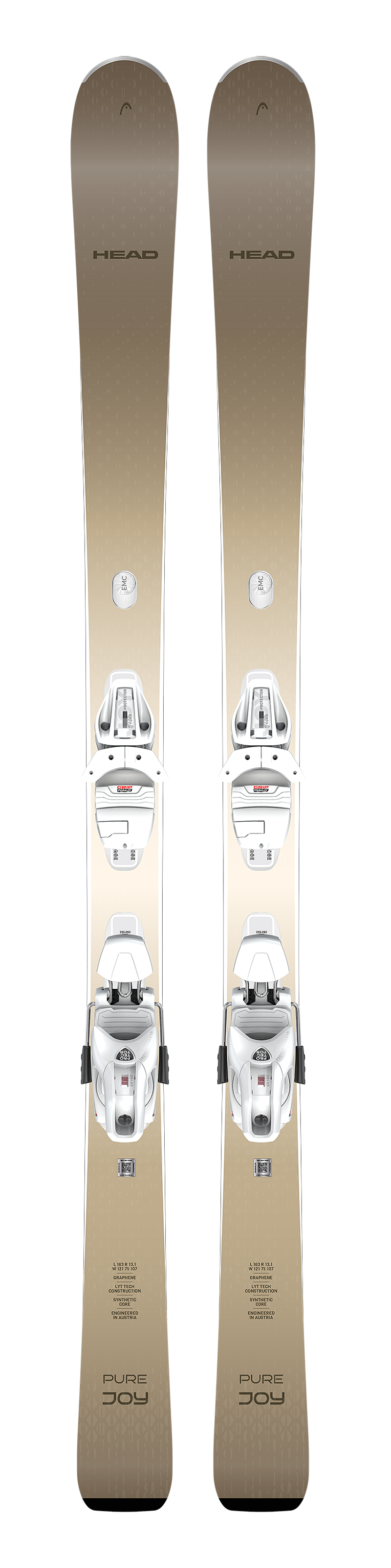Head Pure Joy Womens Skis with Protector SLR 10 GW Bindings