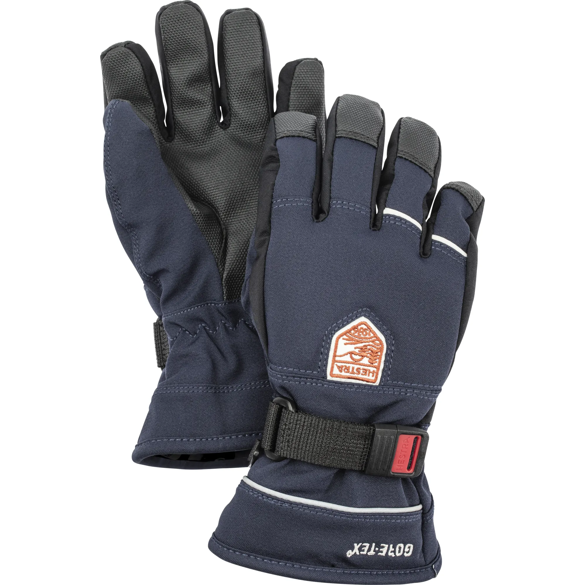 Hestra Gore Tex Flex Junior Ski Gloves in Navy The Ski Shop