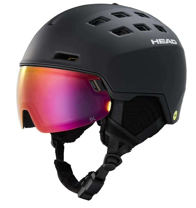 Head Radar 5K Mips Helmet Black with 5k Visor