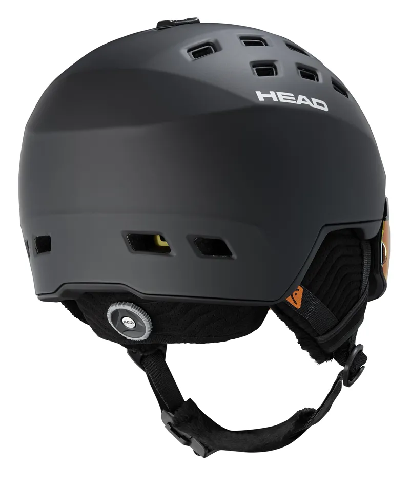 Head Radar 5K Mips Helmet Black with 5k Visor-1