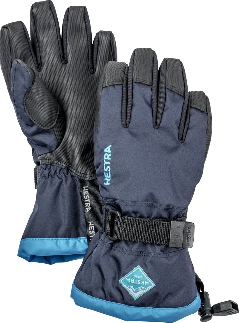 Hestra Gauntlet Czone Junior Ski Gloves - Blue