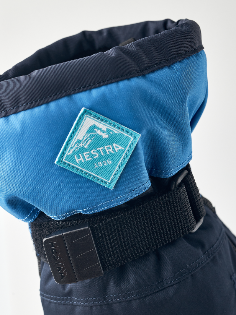 Hestra Gauntlet Czone Junior Ski Mittens - Navy/Sky Blue-3