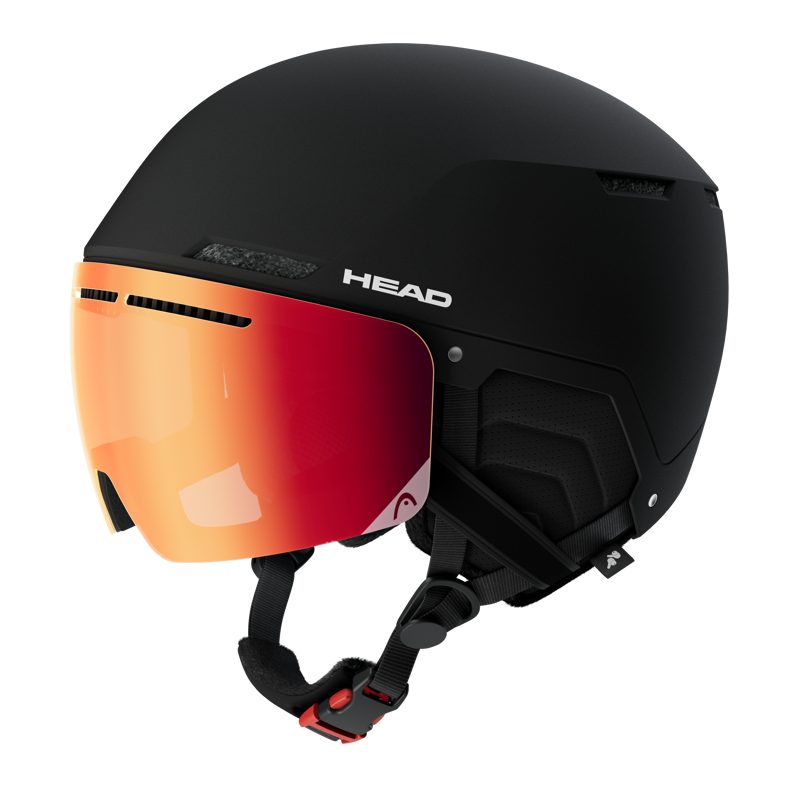 Head Cinema Pro Visor Ski Helmet - Black