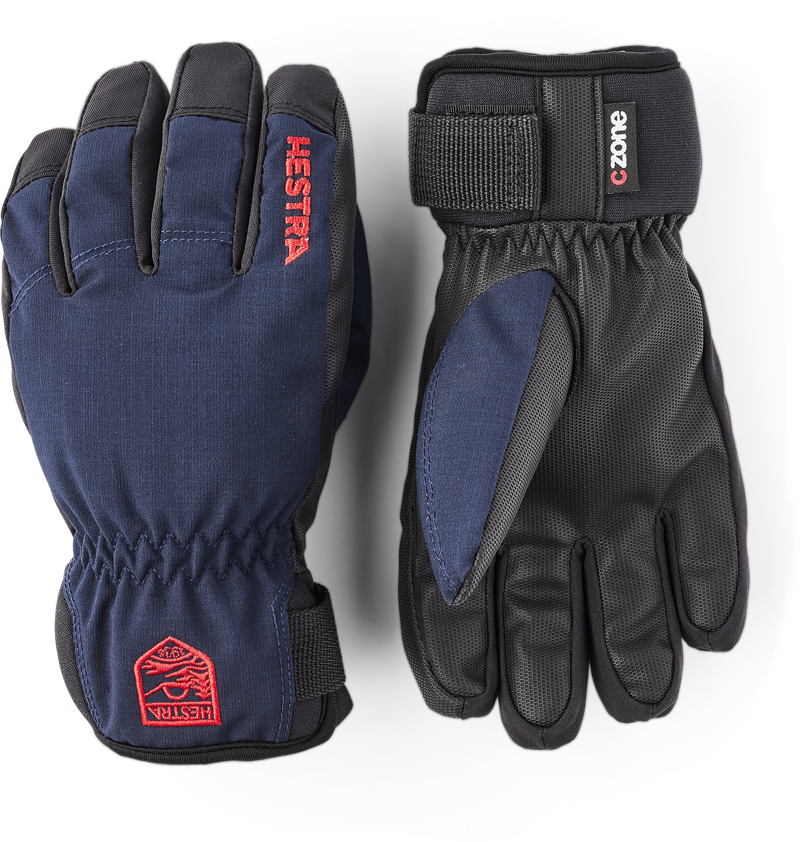 Hestra Ferox Primaloft Junior Ski Gloves - Navy