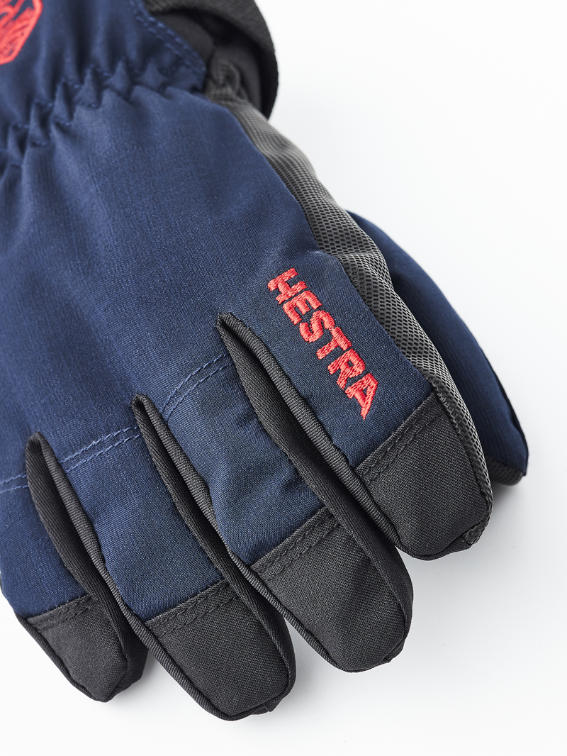 Hestra Ferox Primaloft Junior Ski Gloves - Navy-3