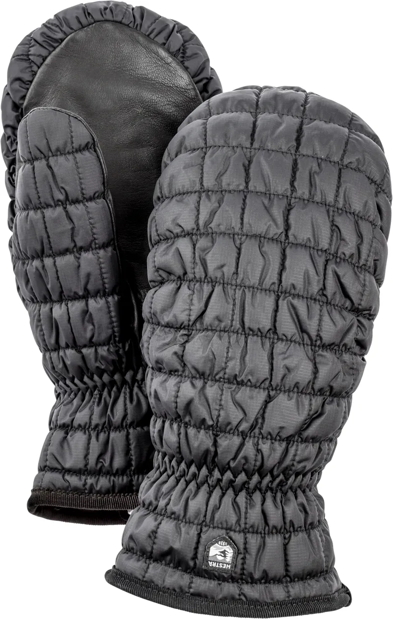 Hestra Moon Light Unisex Mittens - Black