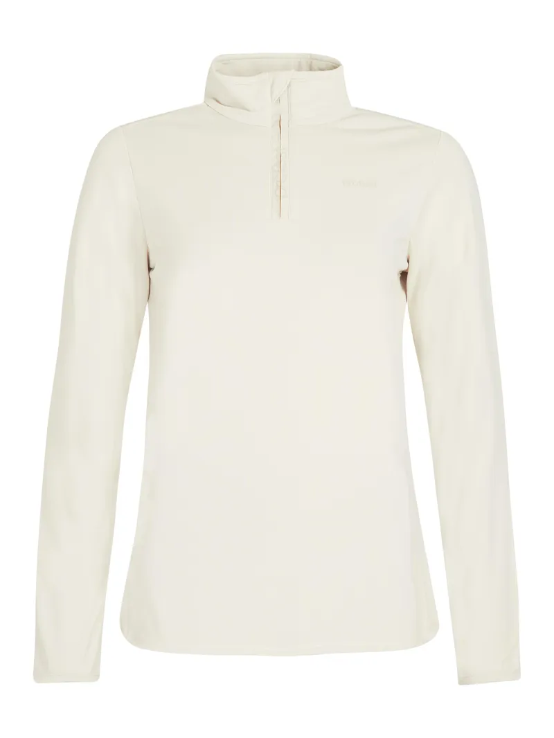 Protest Fabriz Womens 1/4 Zip Midlayer Top - Kit White