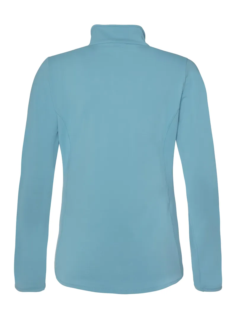 Protest Fabriz Womens 1/4 Zip Midlayer Top - Satin Blue-1