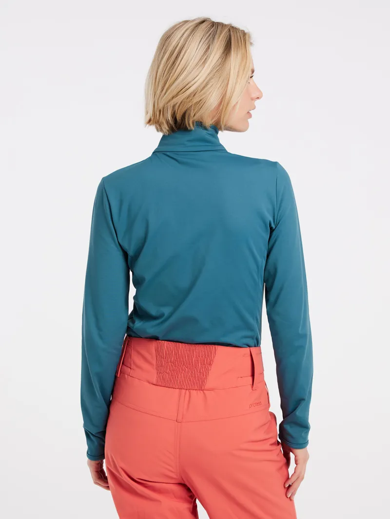 Protest Fabriz Womens 1/4 Zip Midlayer Top - Jewel Blue-3