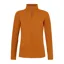 Protest Fabriz Womens 1/4 Zip Midlayer Top - Nutty Cognac