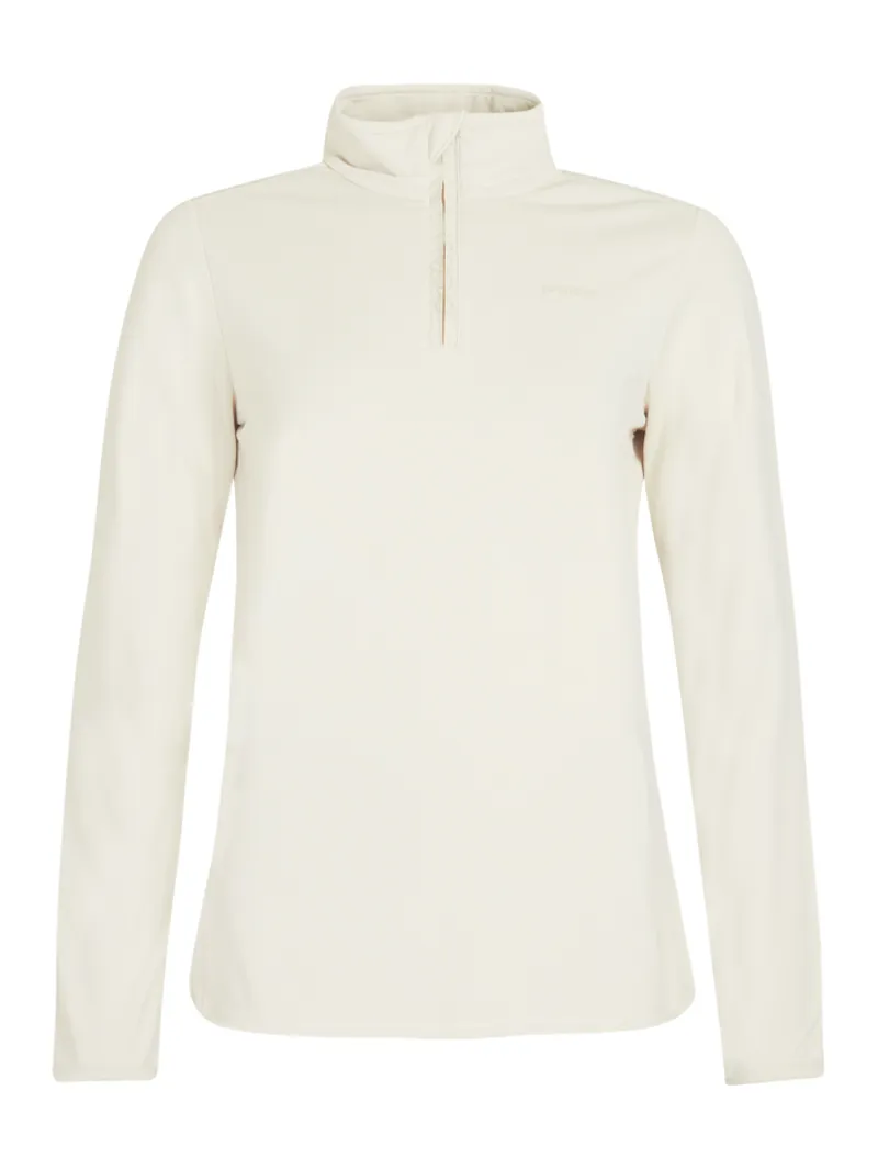 Protest Refabriz Womens 1/4 Zip Midlayer Top - Kit White