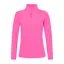 Protest Refabriz Womens 1/4 Zip Midlayer Top - Foxy Pink