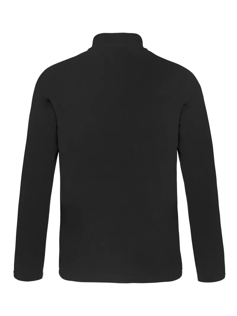 Protest Perfecto Mens Micro-Fleece Midlayer Top - Black-1