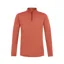 Protest Will 1/4 Zip Mens Midlayer Top - Brick Orange