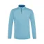 Protest Rewill Mens Quarter Zip Midlayer Top - Steel Blue