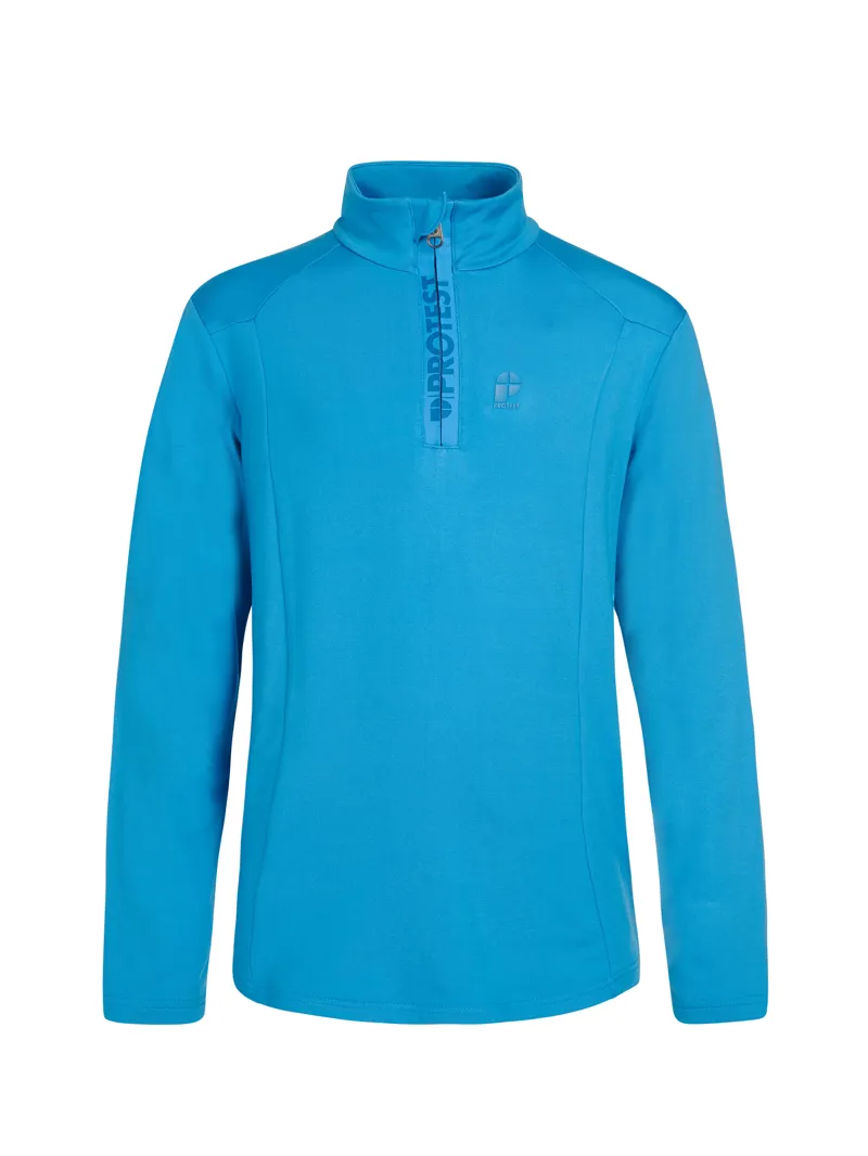 Protest Willowy Junior 1/4 Zip Midlayer Top - Marlin Blue