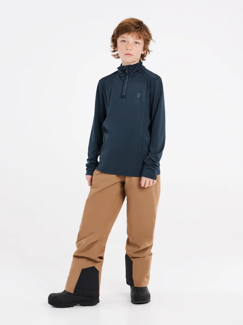 Protest Willowy Junior 1/4 Zip Midlayer Top - Blue Night-3