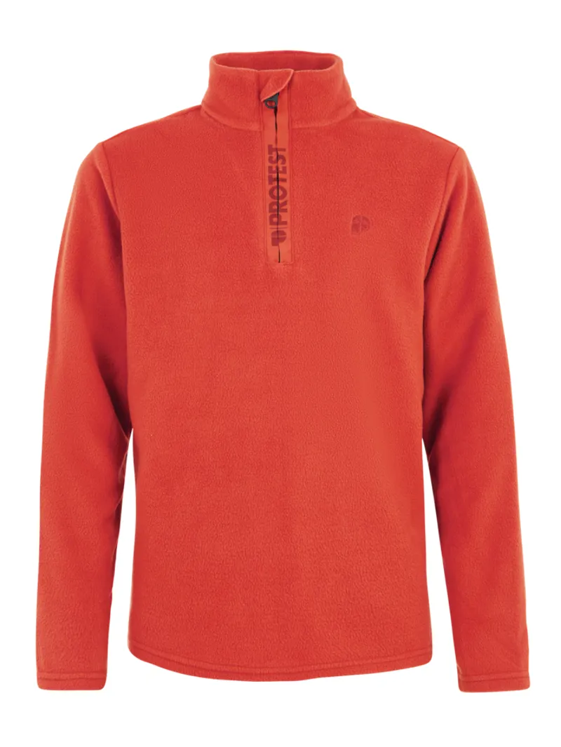 Protest Perfecty Junior Micro-Fleece Midlayer Top - Orange