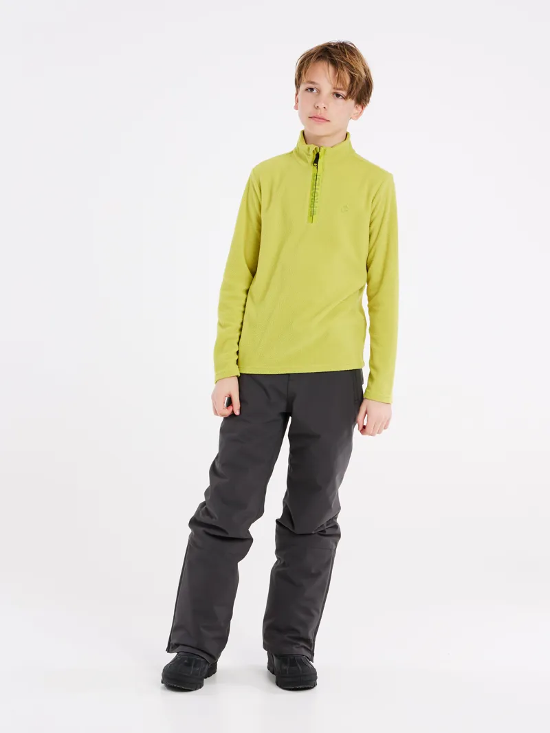 Protest Perfecty Junior Micro-Fleece Midlayer Top - Splitpea Green-4