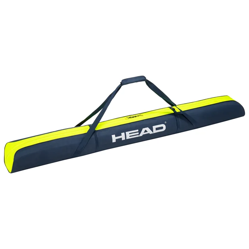 Head Single Ski Bag 195cm in Anthracite/Yellow