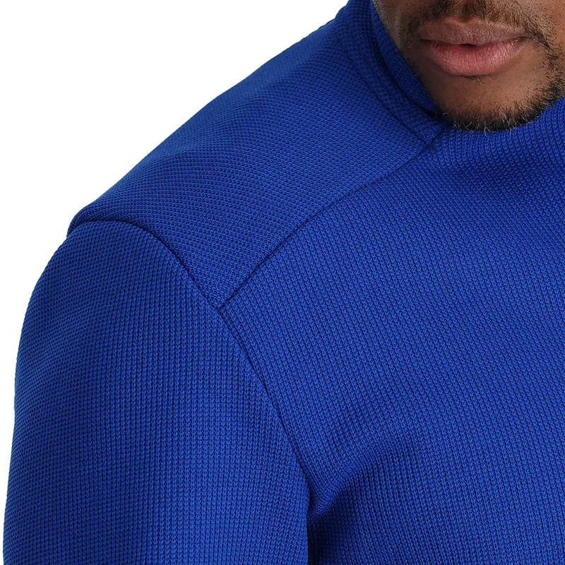 Spyder Mens Bandit Half Zip Fleece Top - Electric Blue-4